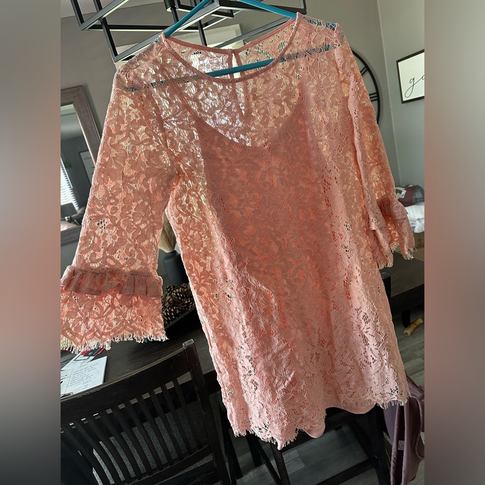 Pink Lily Dress. Size medium.